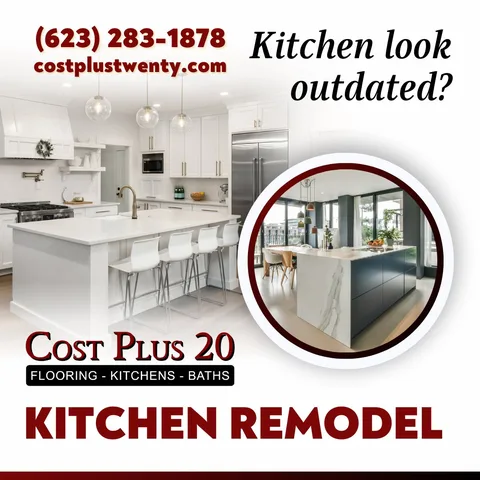 Kitchen look outdated? Refresh it with Cost Plus 20's expert remodeling services. Find your inspiration at www.costplustwenty.com. #ModernKitchen #RenovationExperts #CostPlusTwenty