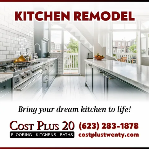 Bring your dream kitchen to life with Cost Plus 20! From design to installation, we handle it all. Discover the possibilities at www.costplustwenty.com. #KitchenRemodel #DreamKitch