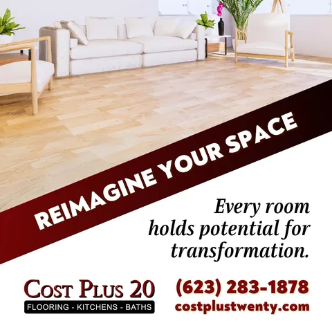 Every room holds potential for transformation. Visit www.costplustwenty.com/inspiration to unlock the possibilities with Cost Plus 20. #TransformYourHome #DesignInspiration #CostPl