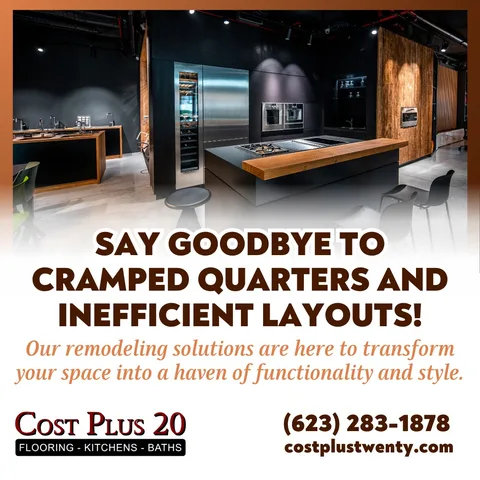🌟✨ Say goodbye to cramped quarters and inefficient layouts! 🏡✨ Our remodeling solutions are here to transform your space into a haven of functionality and style. Whether it's your 