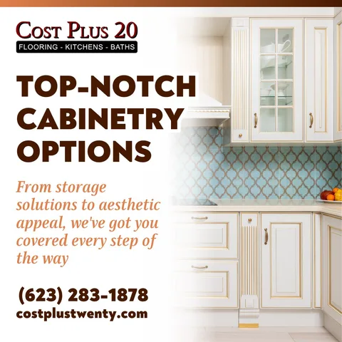Transform your kitchen into a masterpiece with our top-notch cabinetry options! 💫 From storage solutions to aesthetic appeal, we've got you covered every step of the way. With a ke