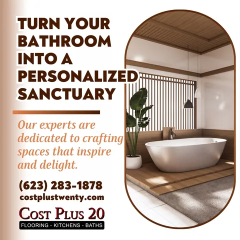 Turn your bathroom into a personalized sanctuary! ✨ Look no further! Contact us today to schedule your consultation and let's turn your vision into reality. Serving Glendale, Surpr