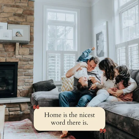 There's no place like home. 🏡✨ Whether it's the people, the memories, or the cozy corners, home is where the heart is.