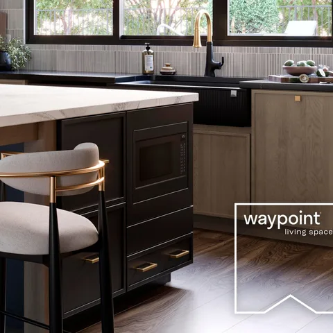 Seamless functionality meets sleek design. ✨ Minimize clutter, maximize counter space, and still have room for the decorative range hood you’ve always wanted. Building your microwa