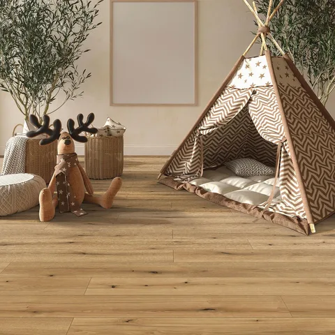 Create a space for big imaginations with Wood Tech. It's a beautiful yet durable foundation for all your adventures. 🏡 ✨
