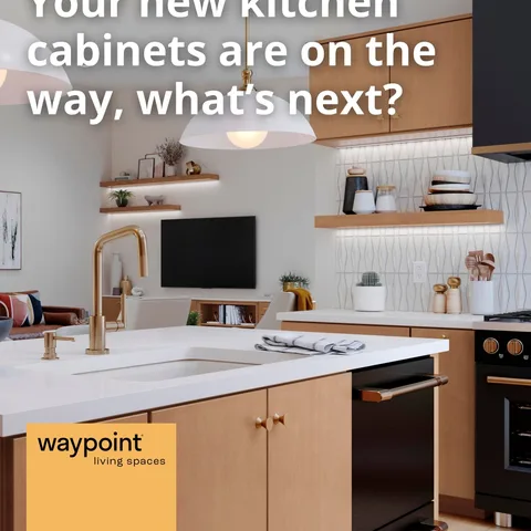 Your new kitchen cabinets are on the way! 🎉 So, what's next?