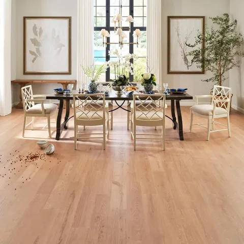 Floors that are ready for impatient dinner guests- ✅