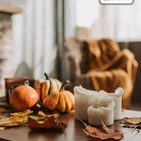 The easiest way to make your home feel like fall without redecorating the whole thing? 🍂