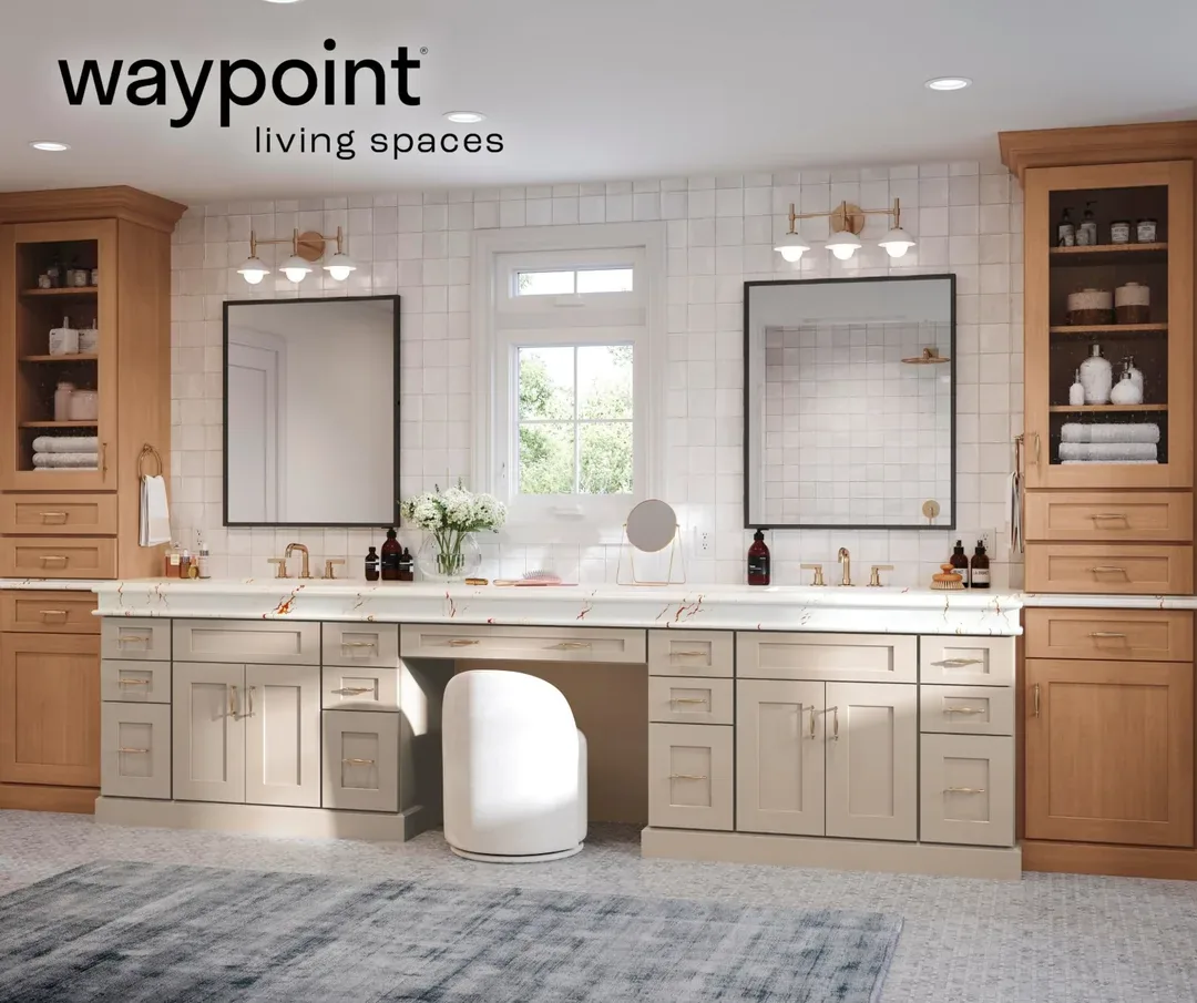 Double vanity with wide mirror – Bathroom Remodeling in Peoria, AZ