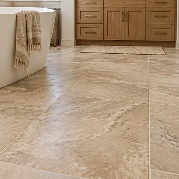 Bathroom Flooring detail illustration – Bathroom Remodeling in Tempe, AZ