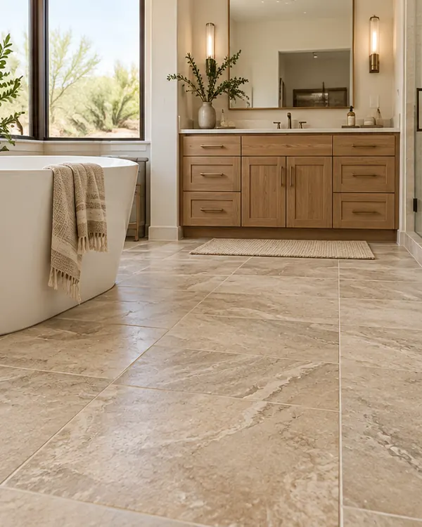 Bathroom Flooring design inspiration for a North Gateway, AZ home
