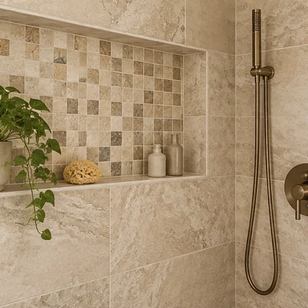 Wall Tile and Accents detail illustration – Bathroom Remodeling in Desert Ridge, AZ