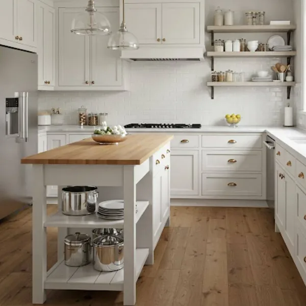 White kitchen cabinets and countertops – Kitchen Cabinets in Tolleson, AZ