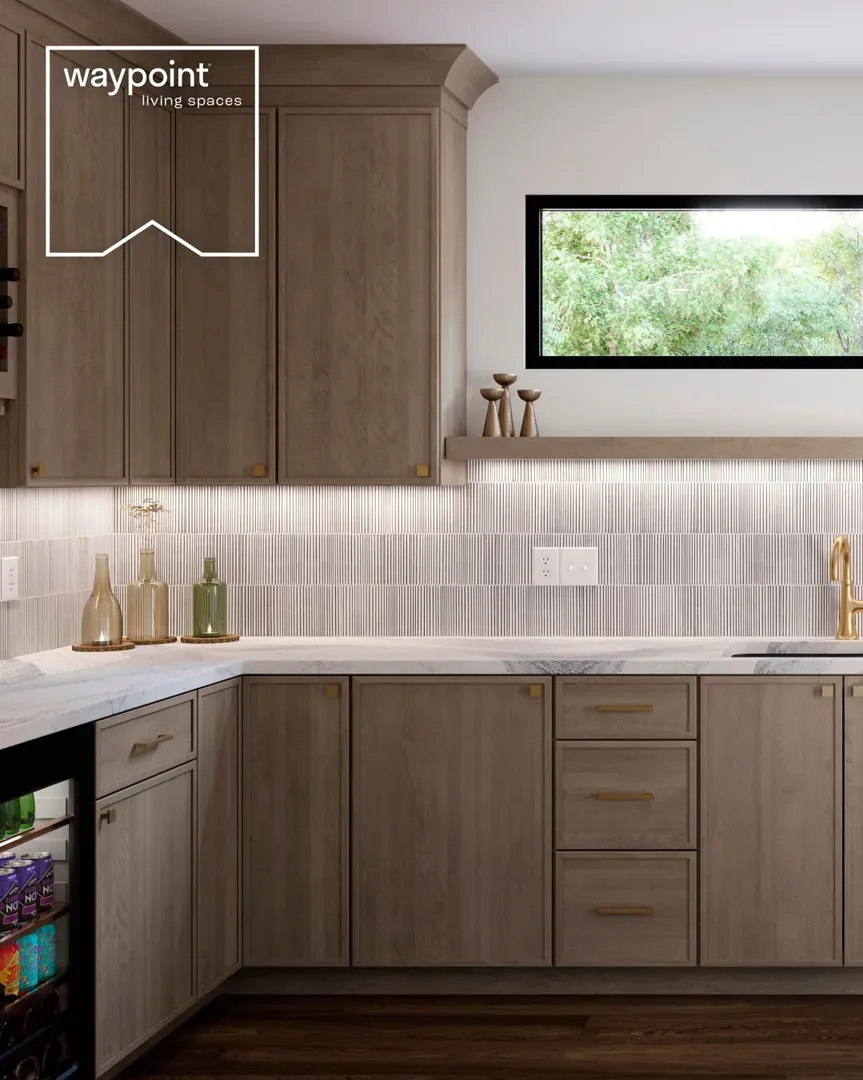 Wood kitchen cabinets with clean lines – Kitchen Cabinets in Glendale, AZ