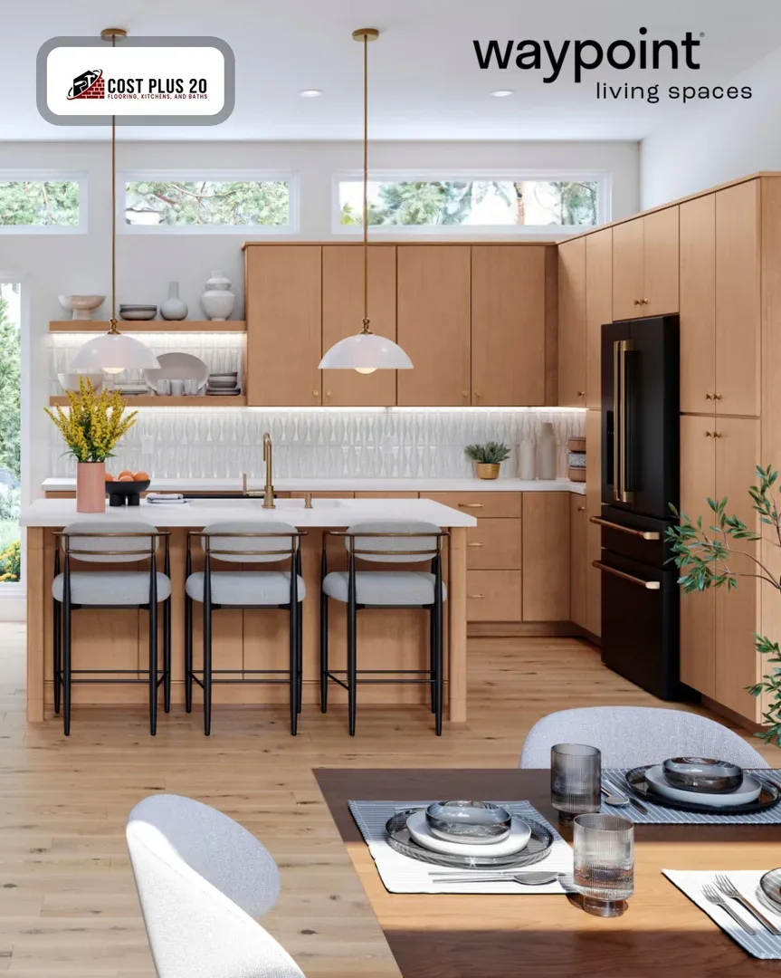 Warm wood kitchen cabinetry and island – Kitchen Remodeling in Sun City, AZ